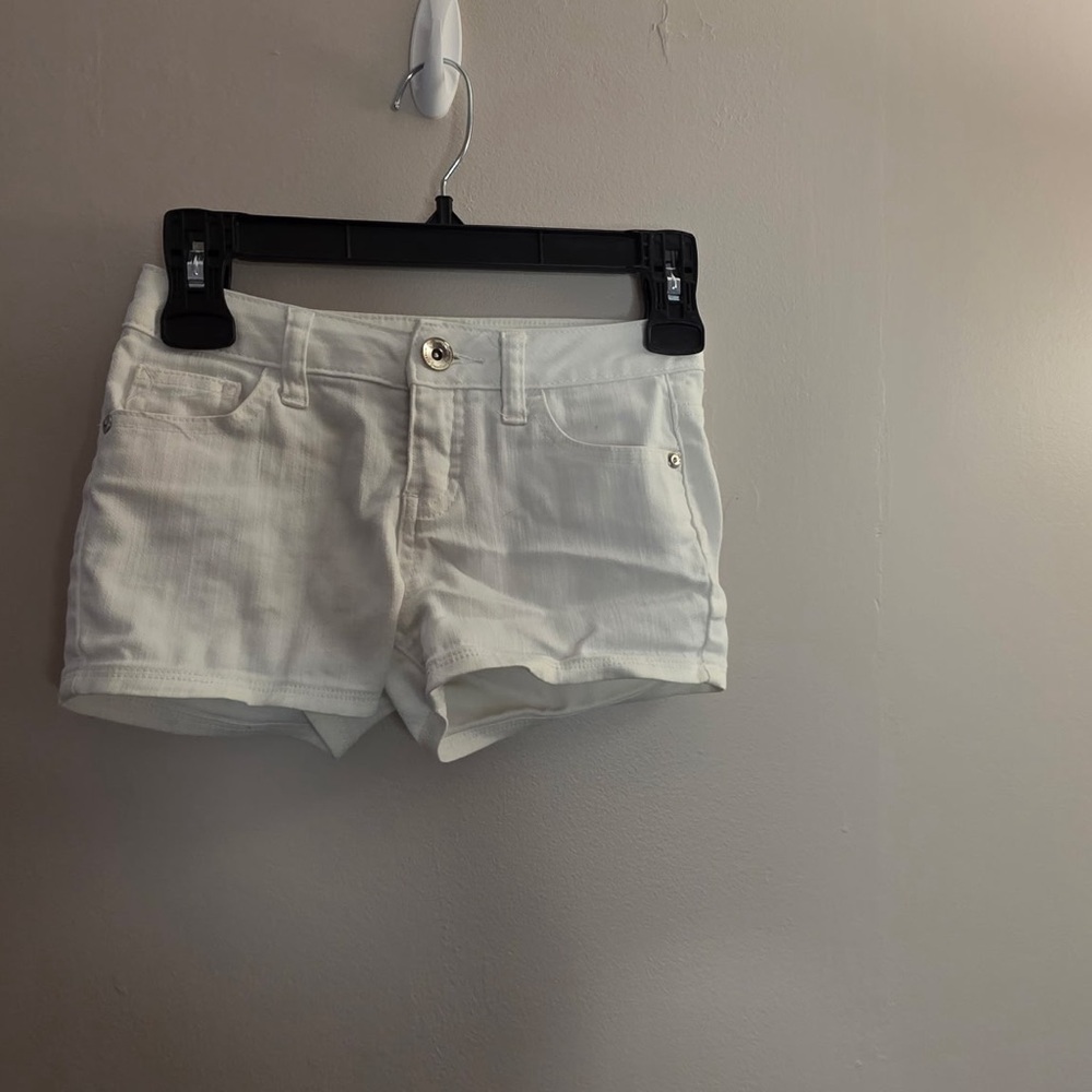 Justice White Jean Shorts for Women